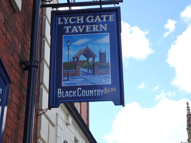 Lych Gate Tavern Sign C Gordon Griffiths Geograph Britain And Ireland