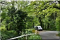 Highstreet Green: Parking area on a sharp bend in White Beech Lane