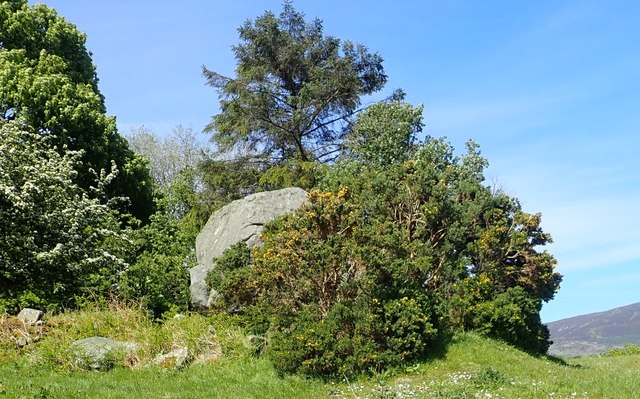 Glacially Deposited Boulder Near © Eric Jones Cc-by-sa 2.0 