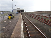 NX0661 : Stranraer Harbour railway station, Dumfries & Galloway by Nigel Thompson