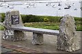 Bench at Holyhead Commemorating John Cave MBE