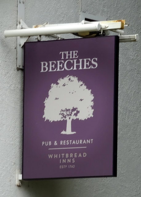 Sign for the Beeches, Gresford