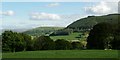 View across the Afon Carno valley