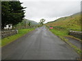 Glen Douglas - Minor road and Cattle Grid at Tullich Farm