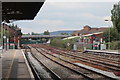 Rail lines north west of Hereford railway station