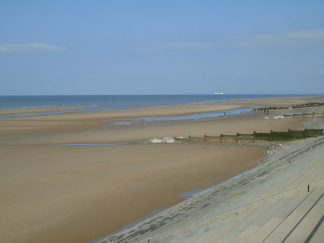 Cleveleys to the sea © Carroll Pierce :: Geograph Britain and Ireland