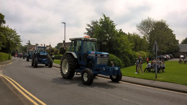 Charity Tractor Road Run Glinton May © Paul Bryan Cc By Sa 2 0