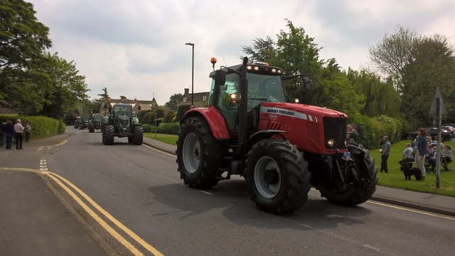 Charity tractor road run, Glinton - May 2019
