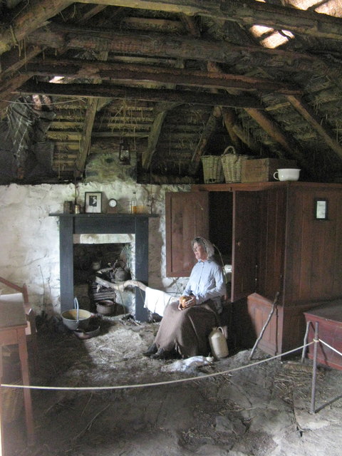 Inside Sheila's Cottage on Ulva