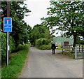 NO PARKING beyond this point, Westmarsh Lane, Oldbury-on-Severn