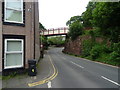 Disused railway bridge over Burton Road, Neston