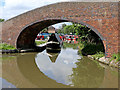 Marina entrance near Tamworth in Staffordshire