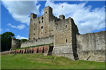 TQ7468 : Rochester Castle from Boley Hill by David Martin