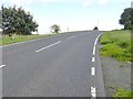 The A25 ascending eastwards towards Irwin