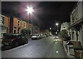 Victoria Street/Albert Street junction at night