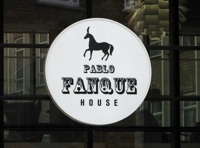 Pablo Fanque House (name sign) by Evelyn Simak