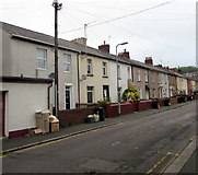 ST3288 : Fairoak Terrace houses, Maindee, Newport by Jaggery