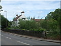 The milestone by the White Horse Inn