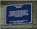 Plaque commemorating Thomas Rodger