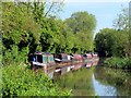 Narrowboats on the Oxford Canal