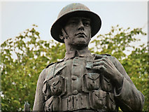 SD4970 : Carnforth War Memorial (detail) by David Dixon