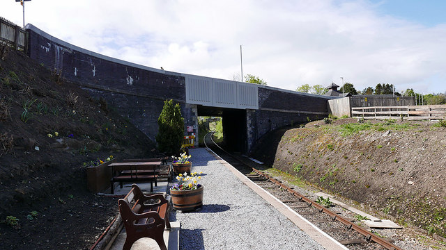 Road bridge over the Keith and Dufftown Railway, Keith Station