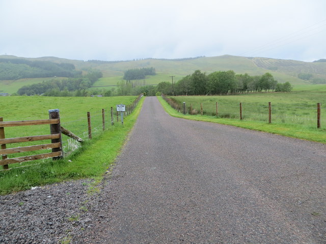 Track leading towards Achindaul © Peter Wood :: Geograph Britain and ...