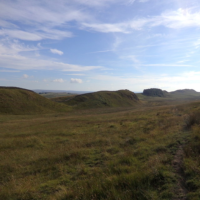 Whin Sill east of Housesteads