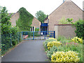 Saham Toney Primary School main entrance