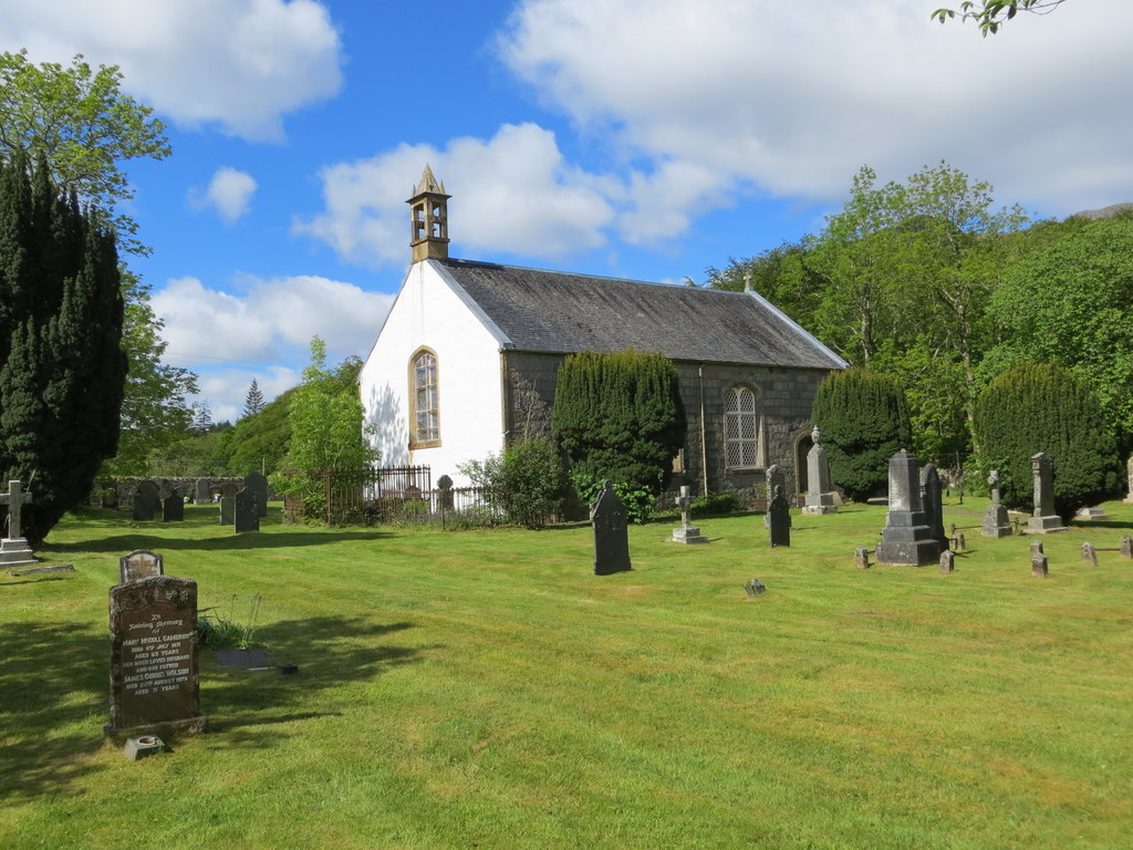 Ardgour Parish Church and part of its... © Peter Wood cc-by-sa/2.0 ...