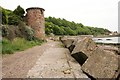 Two towers and sea defences