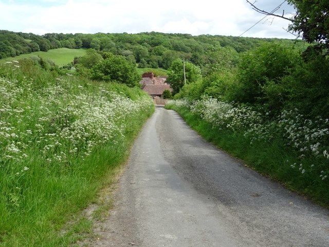 Country road near Cradley by Philip Halling