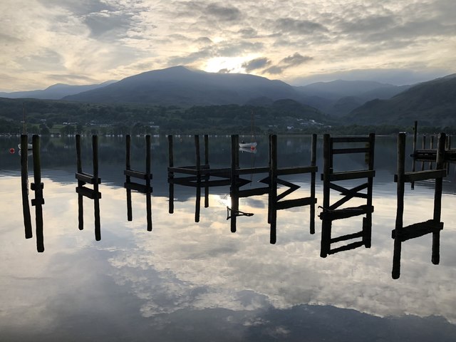 Reflections on Coniston Water