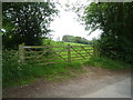 Field entrance near Gas House Farm