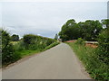 Minor road towards Calverhall