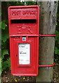 Close up, Elizabeth II postbox, Willoughbridge