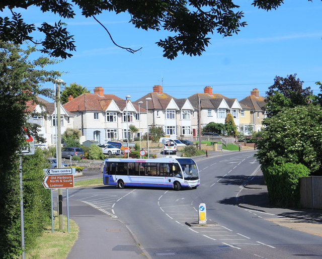 Bus on Chickerell Road