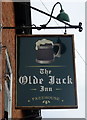 Sign for the Olde Jack Inn, Calverhall