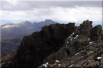 NG4520 : Sgurr Dubh Mor - East from Summit by Ian Taylor