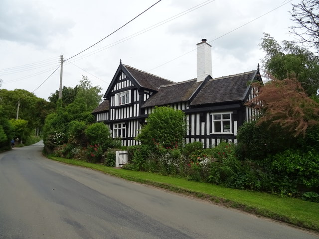 Half timbered house, Betton