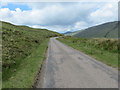 NM7755 : Moorland road (A884) heading in the direction of Lochaline by Peter Wood
