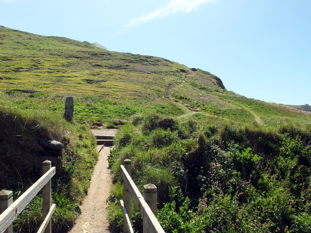 Sw Coast Path At Polurrian Cove © Habiloid Cc-by-sa 2.0 :: Geograph 