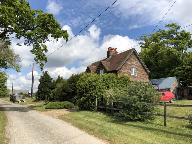 Cottages near Colworth Farm