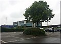 Car park at Staples Corner Retail Park