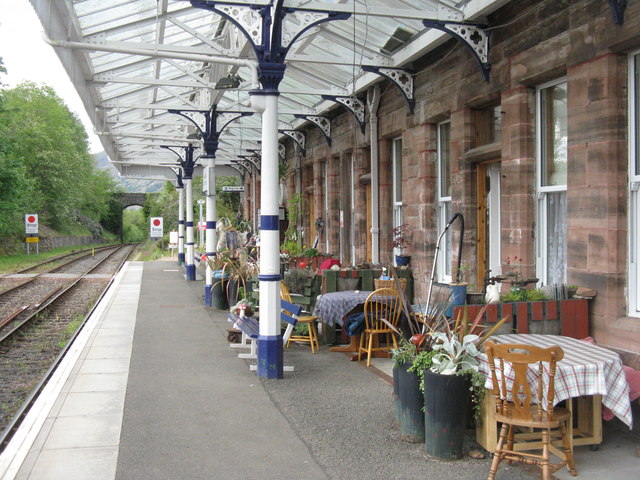 Dalmally Station - B&B © M J Richardson :: Geograph Britain And Ireland