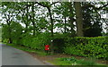 Elizabeth II postbox on Mucklestone Wood Lane, Loggerheads