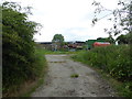 SJ3305 : Part of a farm yard at Aston Piggott farm by Jeremy Bolwell