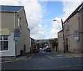 Junction of Commercial Street and School Street, Aberbargoed