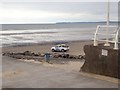 SS7489 : Lifeguard vehicle on Aberafan beach by Eirian Evans