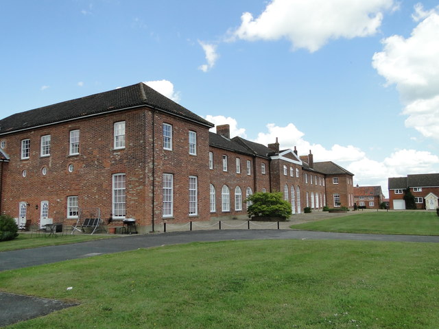 The old Wicklewood Workhouse in Hospital... © Adrian S Pye cc-by-sa/2.0 ...